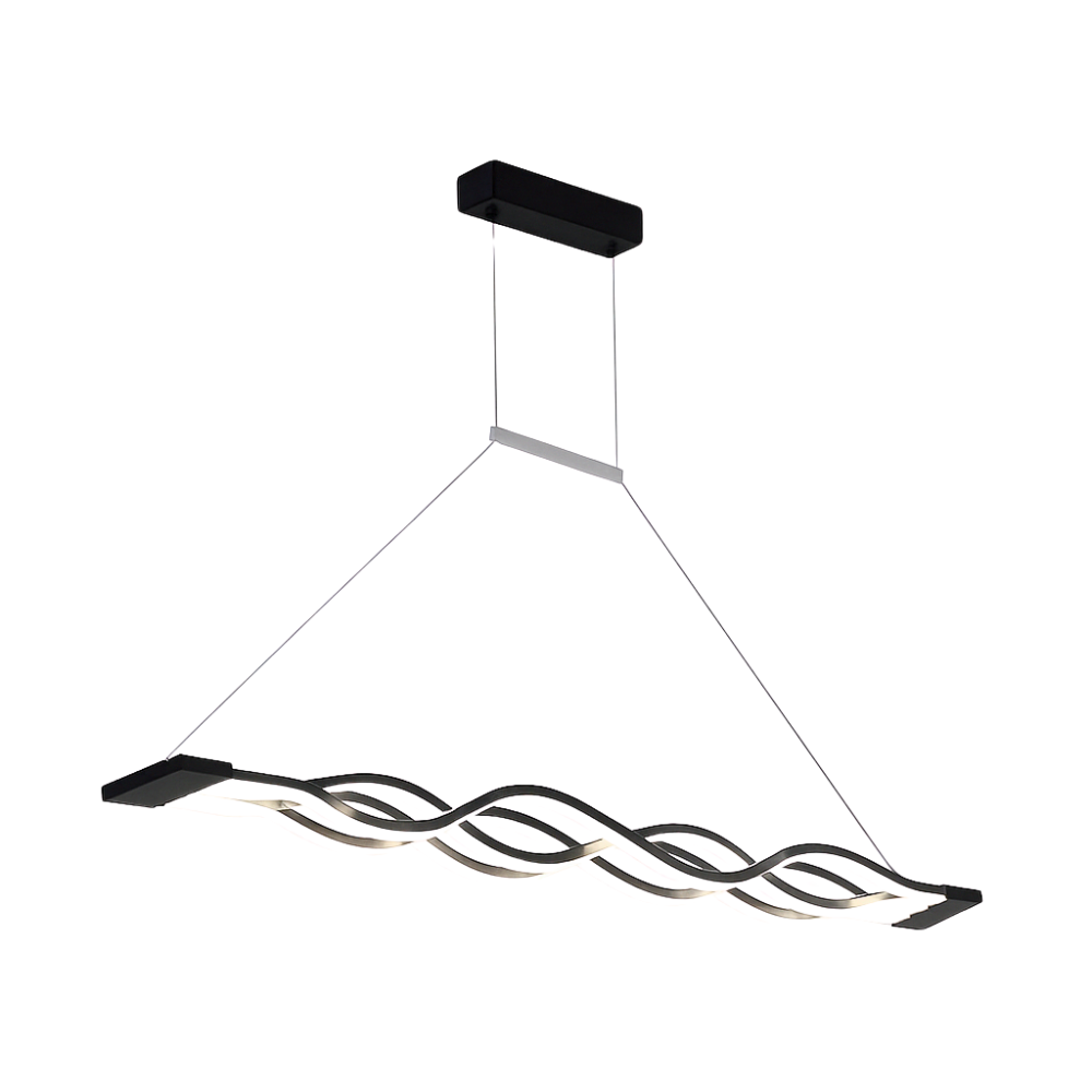 Lampara Colgante Led 68W 3000K 1MM Negro 85 – 265V