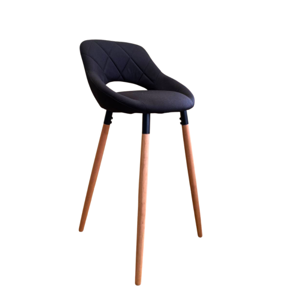 SILLA ONDARA METAL NEGRA U-631