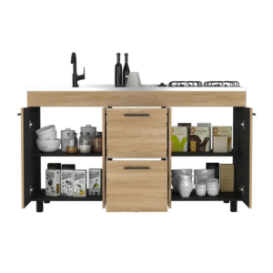 MUEBLE INFERIOR COCINA LUNA (1C) WENGUE - Image 3