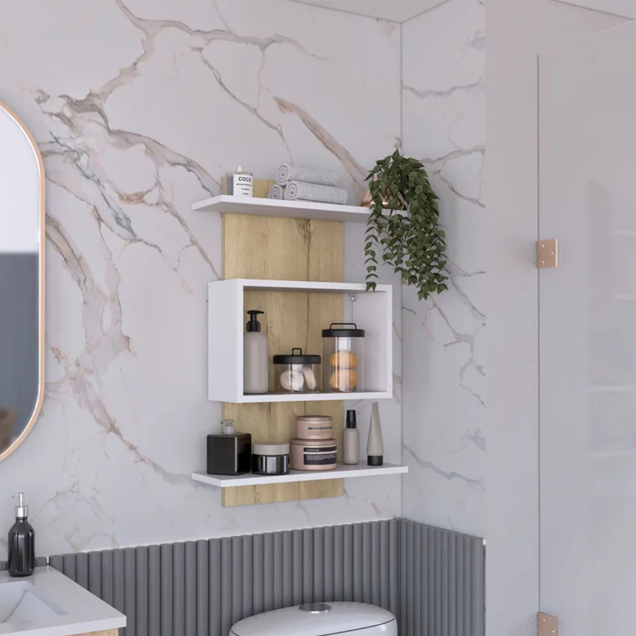 MUEBLE AUXILIAR MASSANA (1C) DUNA+BLANCO
