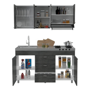 COCINA 150 LUMINA(2C)BL/RB GRIS-BL 150 C - Image 2