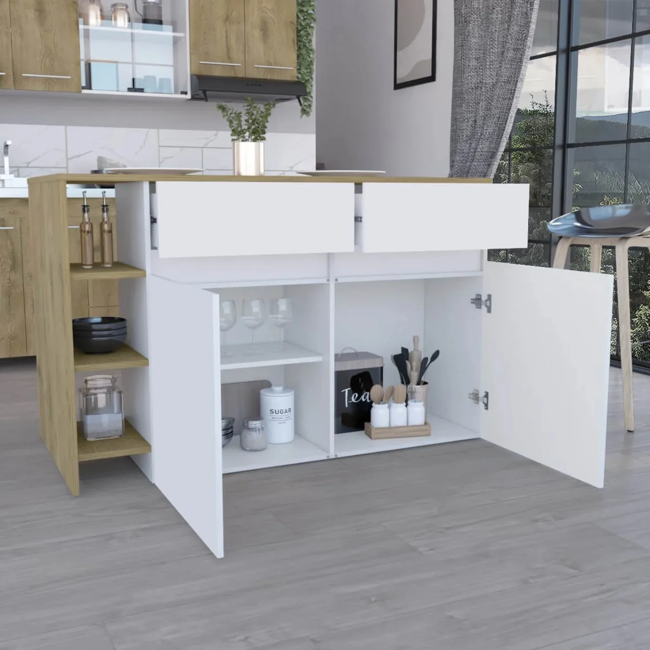 MUEBLE AUXILIAR DE COCINA BARRA BARI