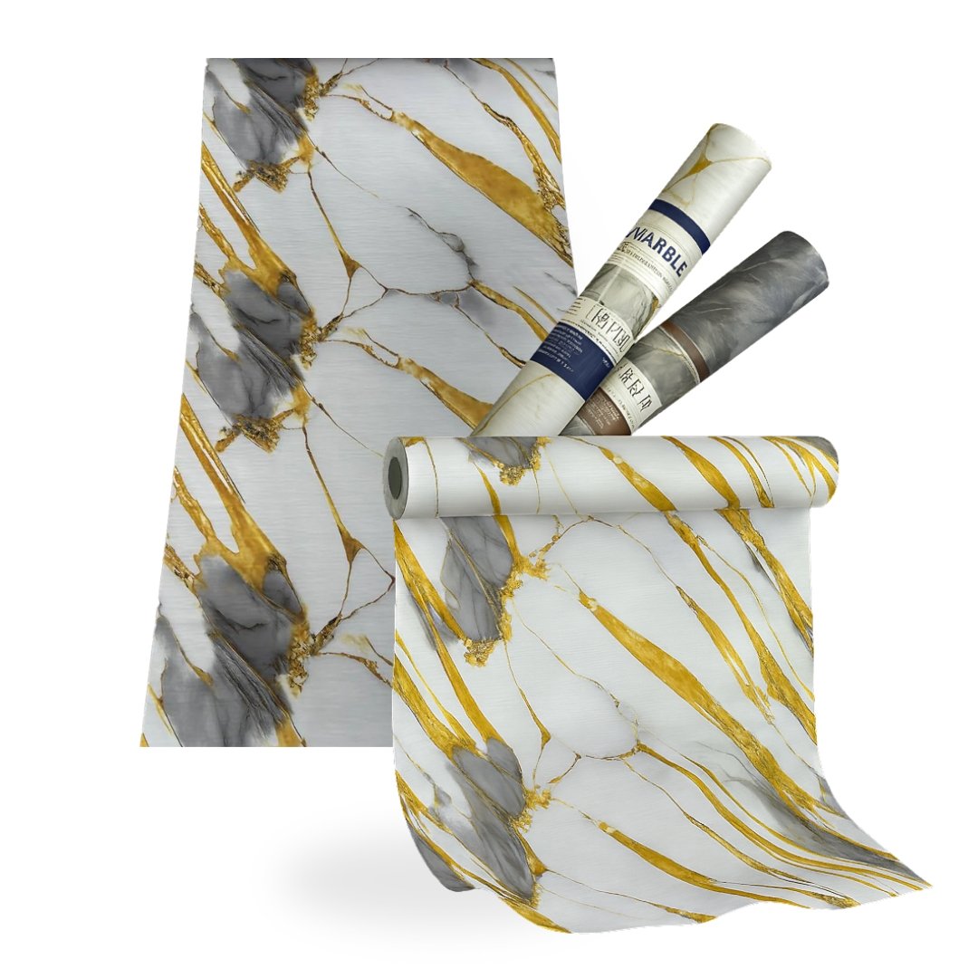 ROLLO ADHESIVO GOLDEN MARMOL 1.20 x 3 M