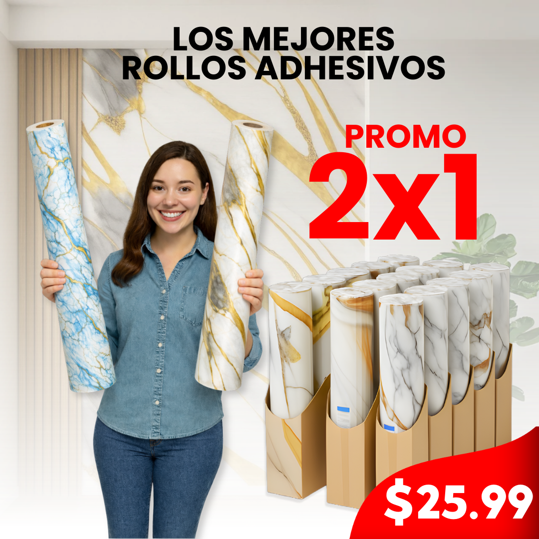 2×1 Rollos Adhesivos