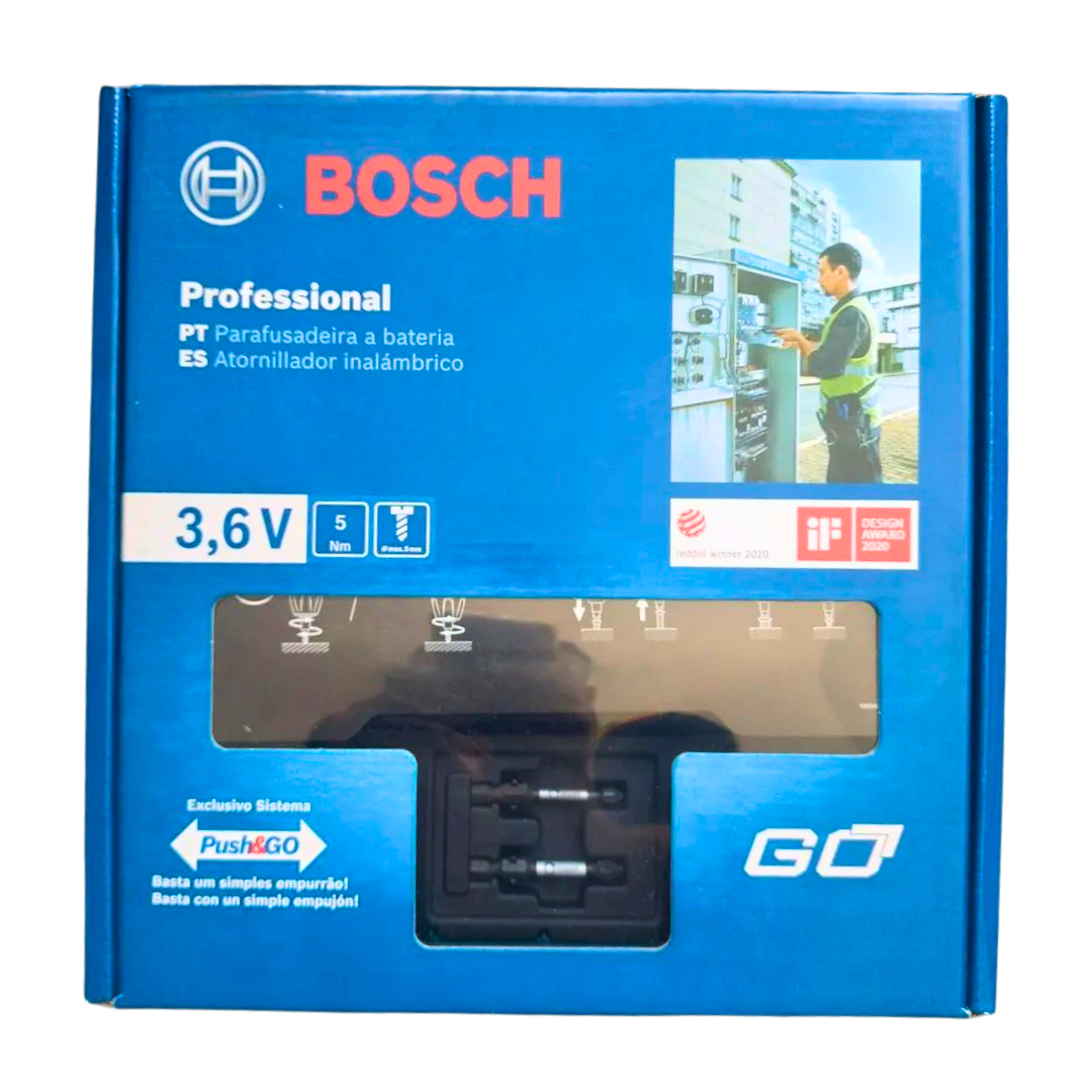 ATORNILLADOR INALAMBRICO BOSCH + 2BITS