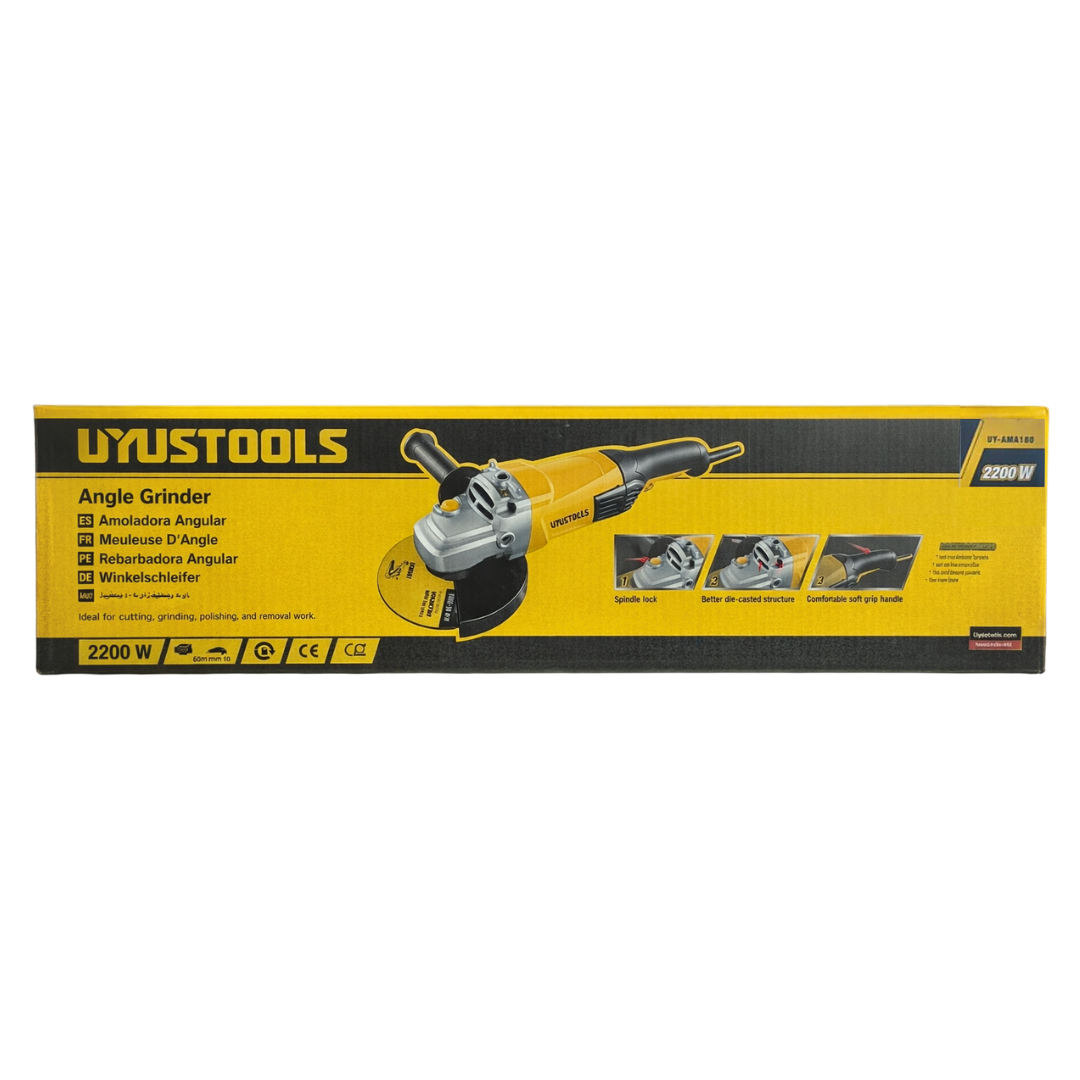 AMOLADORA ANGULAR 180MM 2200W UYUSTOOLS
