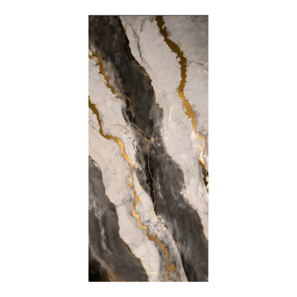 LAMINA PVC MARMOL OLAS NEGRAS