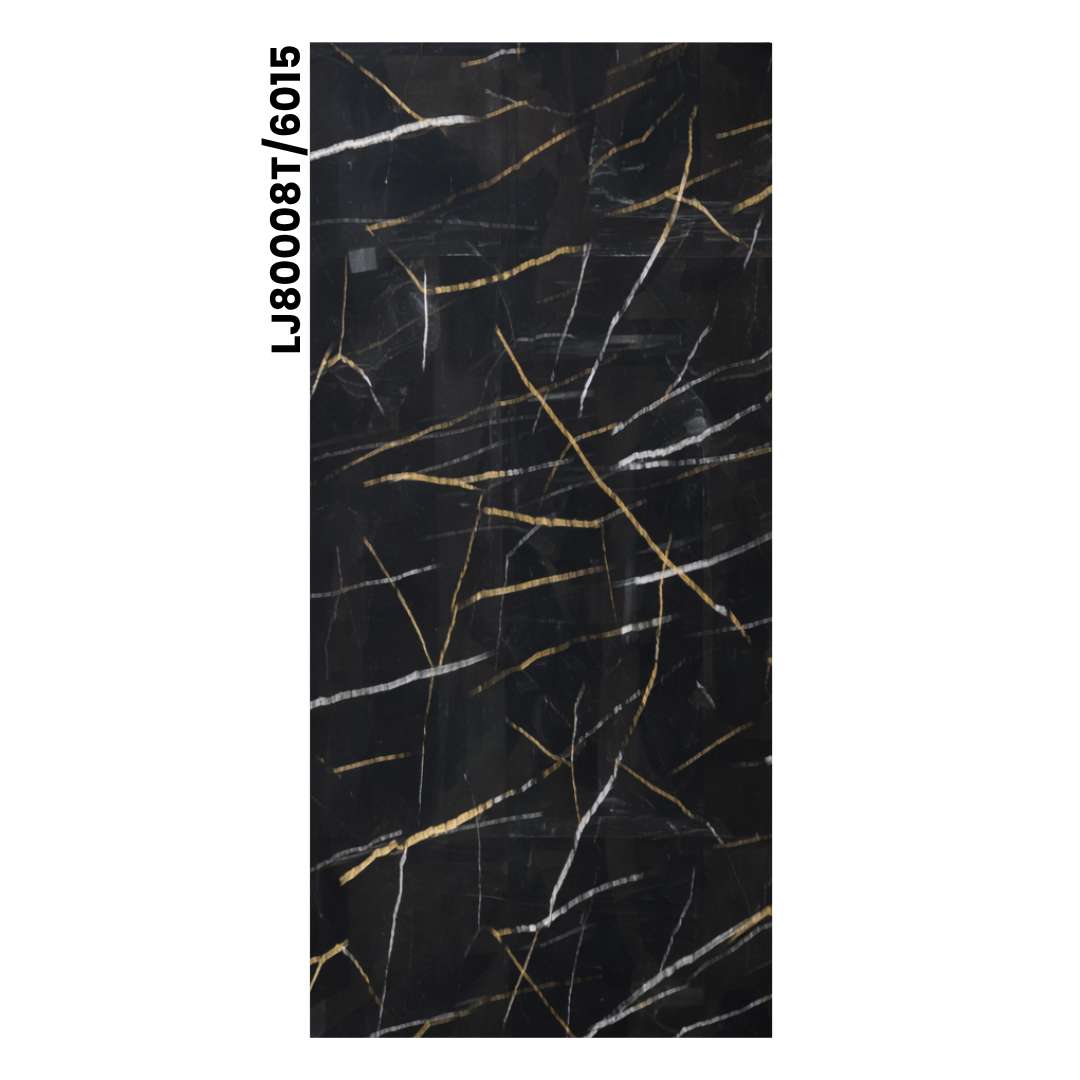 LAMINA PVC NEGRO VETA BLANCA