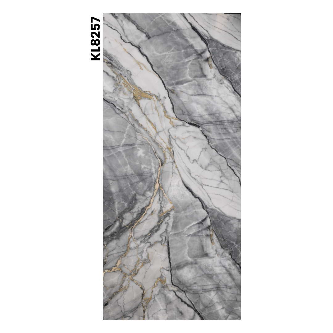 LAMINA PVC MARMOL GRIS VETAS GRUESAS